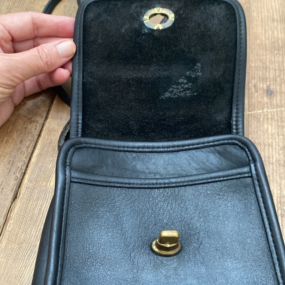 Coach vintage scooter crossbody bag 9893 black - Picture 4 of 5